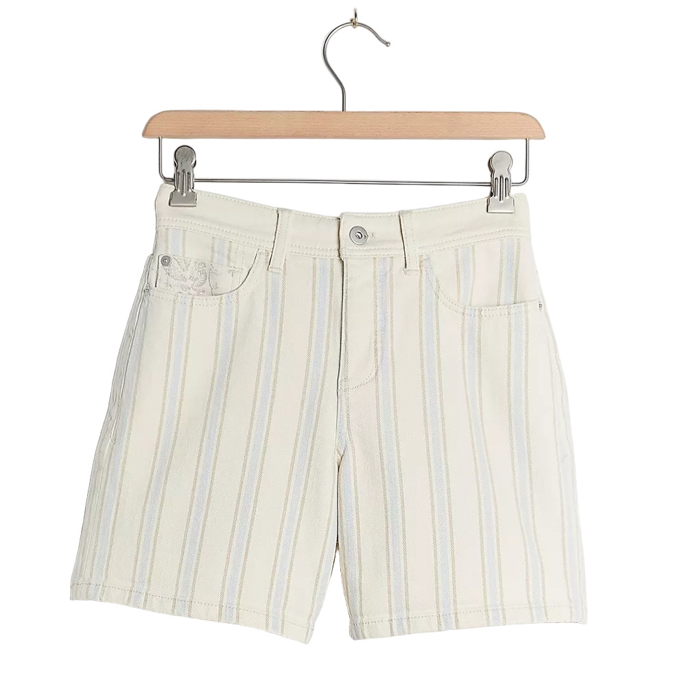 Anthropologie Pilcro High-Rise Slim Boyfriend Denim Shorts 29